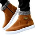 thumbnail image 3 of Dsscvnef Bottes d'Hiver pour Hommes Hautes Isolées Chaudes Thermiques - Chaussures de Randonnée pour Temps Froid, 3 of 7
