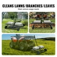 thumbnail image 6 of Tow Behind Dethatcher, 48-inch Tow Dethatcher with 24 Spring Steel Tines, Lawn Dethatcher Rake for ATV or Mower, Tow Behind Lawn Rake with Lift Handle for Garden Farm Grass, 6 of 7