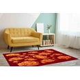 thumbnail image 2 of Large Rugs, Anime Cloud Rug, Orange Rugs, Gift For Her Rug, Anime Rugs, Modern Rugs, Decorative Rug, Thin Rug, Soft Rugs, Home Decor, 2.6'x9.2' - 80x280 cm, 2 of 7
