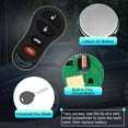 thumbnail image 4 of Unique Bargains 315MHz GQ43VT9T Keyless Entry Remote Ignition Transponder Key Fob for Dodge Neon 00-05 64 Chip 4 Buttons, 4 of 7