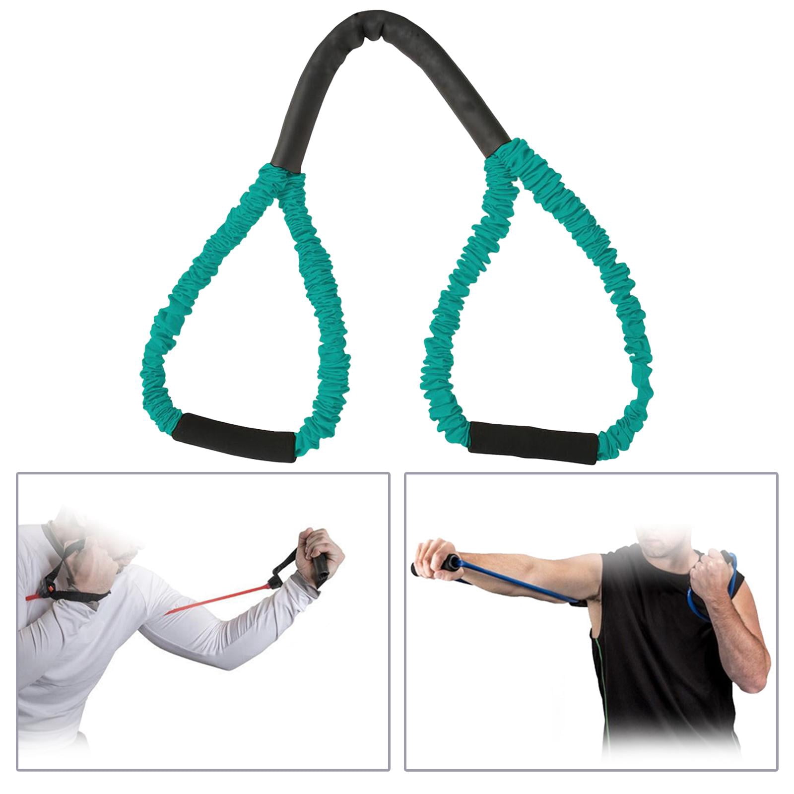 Boxing Resistance Bands Elastic Bands Exercise Bands Pulling Rope for Basketball Green 30lb