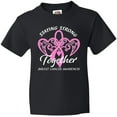 thumbnail image 3 of Inktastic Staying Strong Together with Pink Breast Cancer Ribbon Youth T-Shirt, 3 of 5