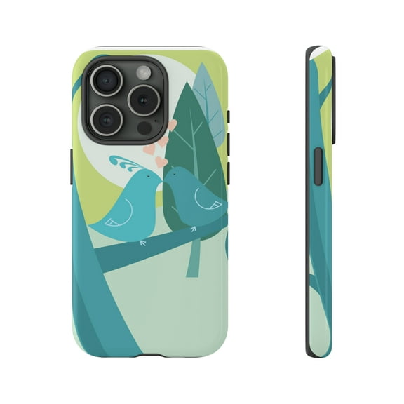 Lovebirds iPhone 15 Case-iPhone 14-iPhone-iPhone Case-Bird iPhone Case