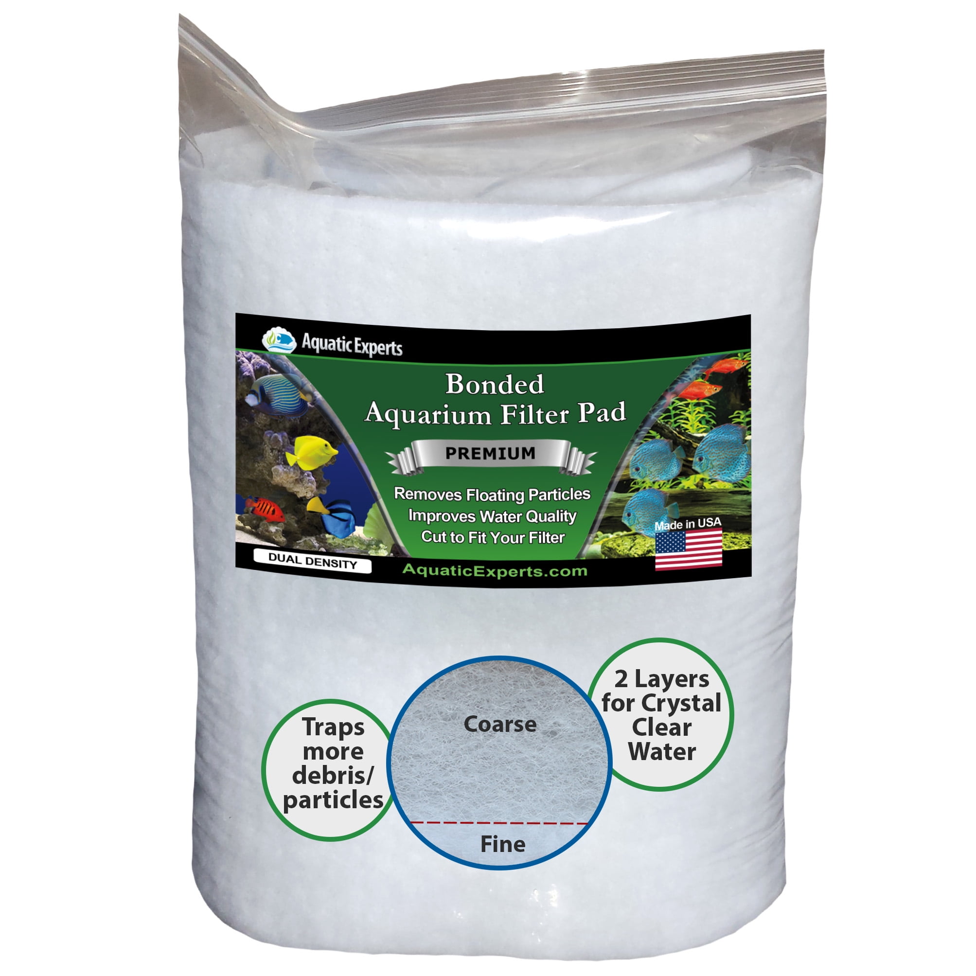 Aquarium Filter Pad FilterFirst True Dual Density Aquarium Filter