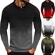 thumbnail image 3 of Camisas de Hombre Blusas de Manga Larga Con Cuello Redondo Estampado Cuello Vuelto Suéter Tops Casual Slim Fit Camiseta Básica Odeerbi ODB-4, 3 of 3