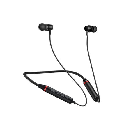 JOGZMZ Bluetooth Sport Headphones Sports Wireless High Power Bluetooth Earphones Neck Mounted Earphones Stereo Earbuds Earphone Headset for Work Travel
