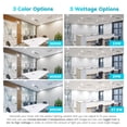 thumbnail image 4 of Luxrite 10 inch LED Recessed Light with J-Box 22/29/37.5W, 3 Color Selectable, Dimmable, 2300/3000/3700 Lumens, Wet Rated, 4 of 8