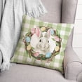 thumbnail image 3 of Creative Products Easter Egg Wreath 18x18 Spun Poly Pillow, 3 of 3