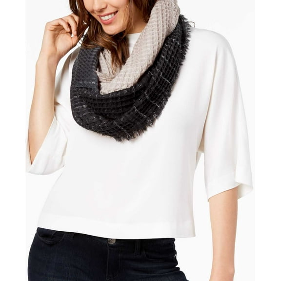INC International Concepts Womens Ombre Waffle Loop Scarf