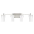 thumbnail image 2 of Caldwell 4-Light Bathroom Vanity Light in Satin Nickel, 2 of 5