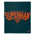 thumbnail image 1 of Northwest Dc - Manta De Tacto De Seda Superman De 50 "X 60" Papá De Acero, 1 of 1