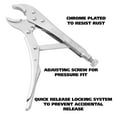 thumbnail image 5 of GreatNeck Curved Jaw Locking Pliers, Steel, 10 inch, 5 of 10