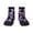 2 Black-1, variant on Cartoon Black Cats Pattern Quarter Crew Socks,Toe Seamed Ankle Socks,Cotton Cushioned Breathable Athletic Crew Sports Socks