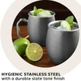 thumbnail image 2 of Stainless Steel Moscow Mule Mug - 20 oz, Slate Grey, 2 of 5