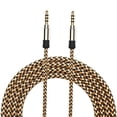thumbnail image 3 of 3.5, 3.5mm Male to Male Stereo iliary Audio Cable, Compatible Golden, 3 of 10