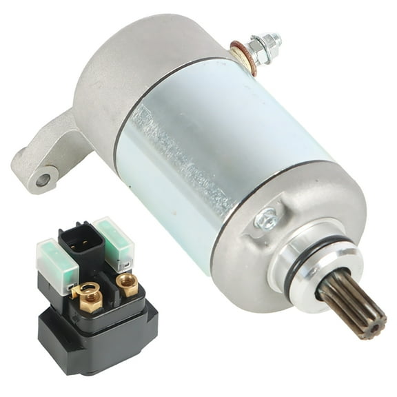 Fit for 2003 2004 2005 2006 2007 2008 2009 2010 2011 2012 2013 2014 Suzuki Ozark 250 LTF250 2x4 ATVs Starter & Relay Solenoid