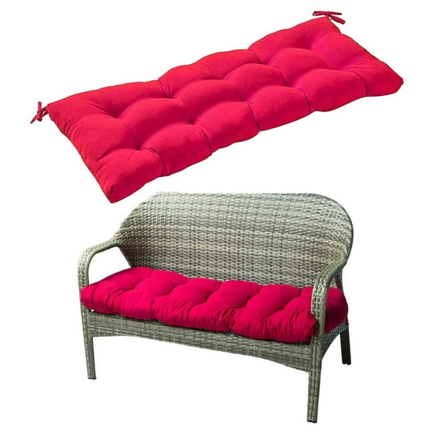Jiyugala Cushion Outdoor Bench Cushion Cotton Garden Furniture Loveseat