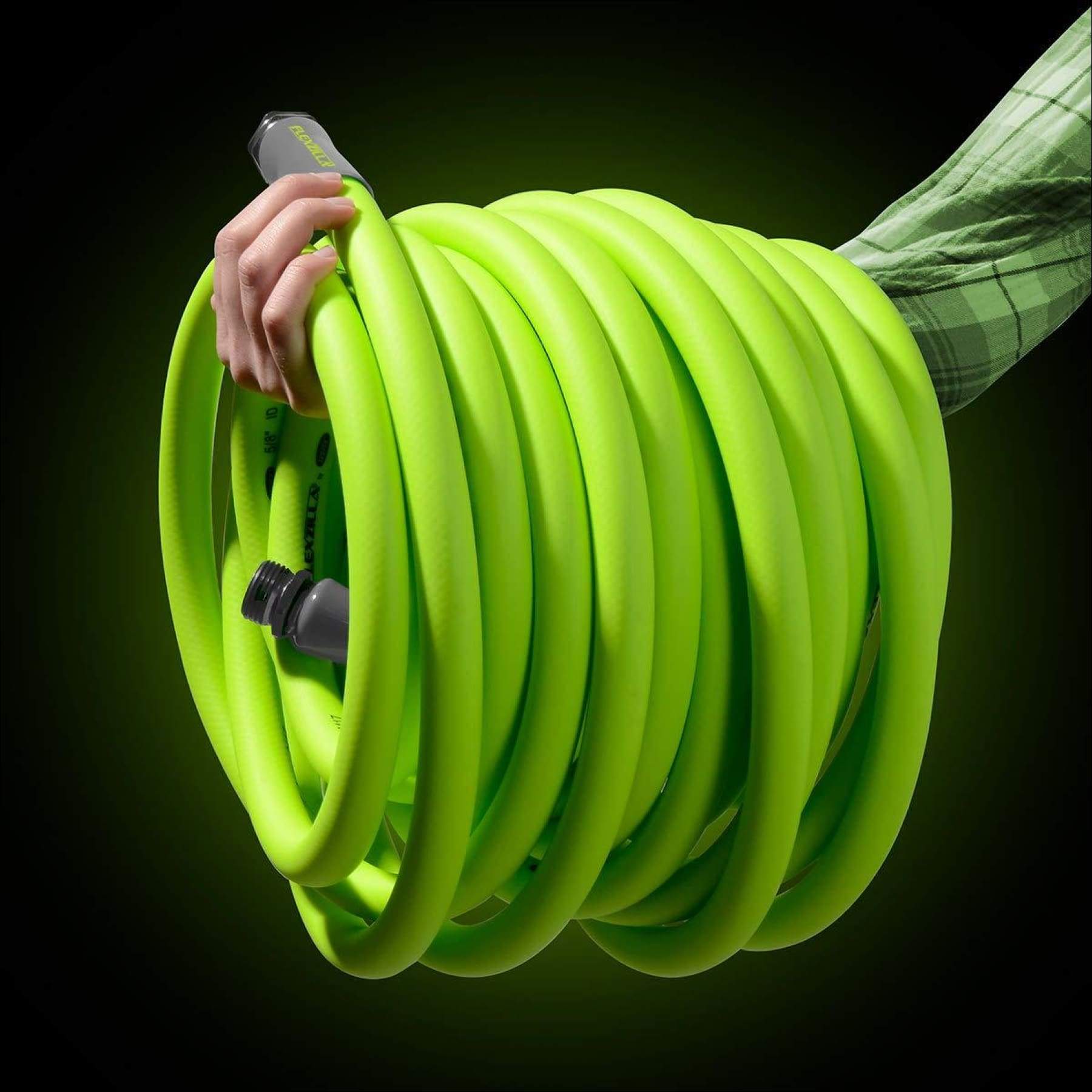 legacy mfg. co. hfzg5100yw 5/8 in. x 100 ft. flexzilla garden hose with 3/4 in. ght fittings
