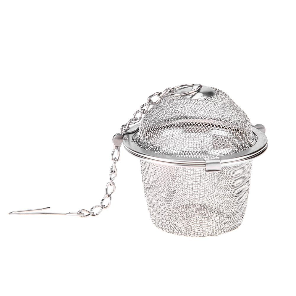 Stainless Steel Bucket Mesh Tea Ball Coffee Soup Strainer Infuser Filter #OS 