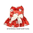 thumbnail image 3 of FeiFu Pet Dog Clothes Autumn Winter Cats Apparel Cats Dog Clothing Christmas Decorative for Cold Seasons Christmas Pet Holiday Style, 3 of 5