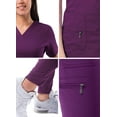 thumbnail image 5 of Adar Pro Flawless Plus Scrub Set For Women - Elevated V-Neck Top & Jogger Scrub Pants, 5 of 7