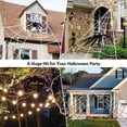 thumbnail image 4 of Halloween Decorations Spider Web,Fake Spider with Triangular Huge Spider Web for Indoor Outdoor Halloween Decorations,Holiday Party Yard Halloween Decorations Haunted House Décor, 4 of 7
