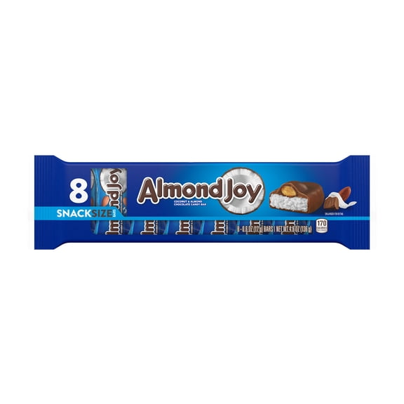 Almond Joy Coconut & Almond Chocolate Bars, 0.6 Oz., 8 Count