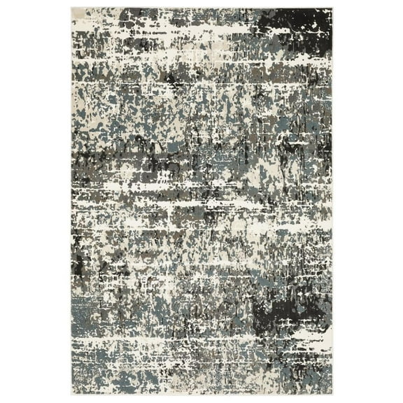 Oriental Weavers Modern Abstract Area Rug, Ivory, 67x96