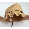 thumbnail image 3 of Men Wide Brim Hat Summer Beach Straw Sun Floppy Foldable Hats for Adults (Coffee), 3 of 6