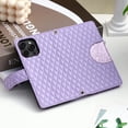 thumbnail image 6 of Allytechgroup 9 Cards Slots Wallet Case for iPhone 16 Plus, Zipper Pocket Hand Wrist Stand Kickstand Shockproof Bumper Phone Case Cover for iPhone 16 Plus for Girls Women, Purple, 6 of 8