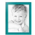 thumbnail image 2 of ArtToFrames 10" x 13" Aqua Picture Frame, 10x13 inch Green Wood Poster Frame (WOM-4428), 5 Pack, 2 of 7