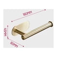 thumbnail image 3 of Gold 4 Piece Bathroom Accessories Set Towel Rack, 3 of 5