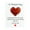 A Red, variant on Valentine's Day Mother's Day Birthday Blessings Pocket Hug Card, Motivational Glitter Heart Greeting Card Double Sided Design for Sending Warm Wishes to Friends, Family and Colleagues