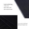 thumbnail image 3 of Fundas decorativas negras para almohadas lumbares pequeñas, fundas de cojín, fundas de almohada de terciopelo, fundas de almohada para sofá de 12x20 pulgadas, juego de 2 Xemadio CZJJ-ZC4-1, 3 of 5