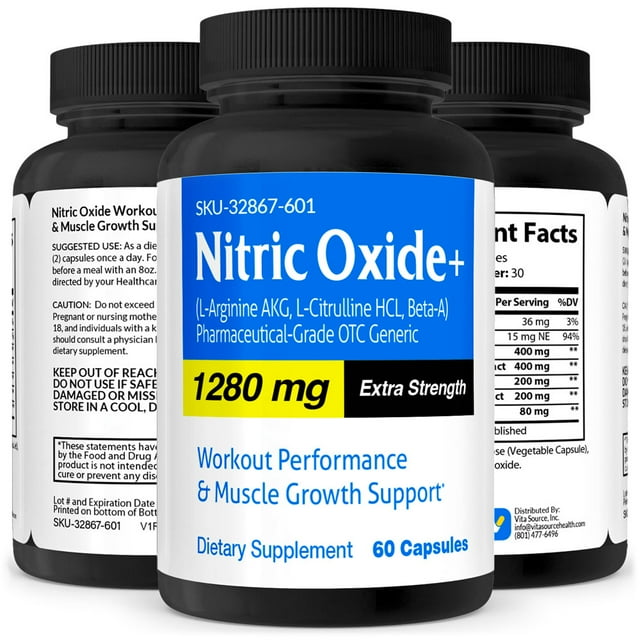 Nitric Oxide Pharmaceutical Grade OTC Nitric Oxide Supplement Booster