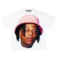 thumbnail image 3 of Camisetas de estilo hip hop con estampado de retrato de cabeza grande de moda Harajuku para mujer, camisetas de manga corta de gran tamaño con diseño INS Sense, camisetas estilo callejero americano Y2, 3 of 5
