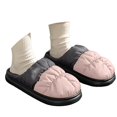 thumbnail image 3 of Slippers for Women,Winter Indoor Outdoor Lined Slippers With Thick Sole For Warmth And Comfort,Womens Slippers,Pink,40, 3 of 9