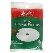 Melitta 628354 100-Pack, 3-1/2'' Disc Coffee Filter for Norelco & All Other Percolator & Drip Coffee Makers, Garden, Lawn, Maintenance