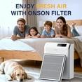 thumbnail image 4 of ONSON Air Purifier HEPA Filter Replacement for Ganymede, 4 of 7