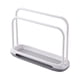 thumbnail image 1 of Wosthever Varillas dobles, estante de baño, estante de almacenamiento de esponja, soporte de limpieza de cocina, escurridor de cocina para paño de jabón Cocina y Comedor gris blanco Wosthever HA026514-02, 1 of 6