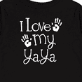 thumbnail image 4 of Inktastic I Love My Yaya Grandchild Boys or Girls Long Sleeve Toddler T-Shirt, 4 of 5