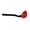 Red, variant on KGJQ Silicone Cooking Spoon, Heat Resistant Folding Flat Spoon, Space Saving Cooking Spoon, Heat Resistant Kitchen Utensil for Baking