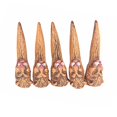 thumbnail image 4 of Inteprter 5 uds cubierta de dedo de simulación de Halloween cara de uñas accesorios de disfraz de miedo decoración de fiesta de maquillaje Kits de decoración para fiestas León Inteprter HA000181-01B, 4 of 6