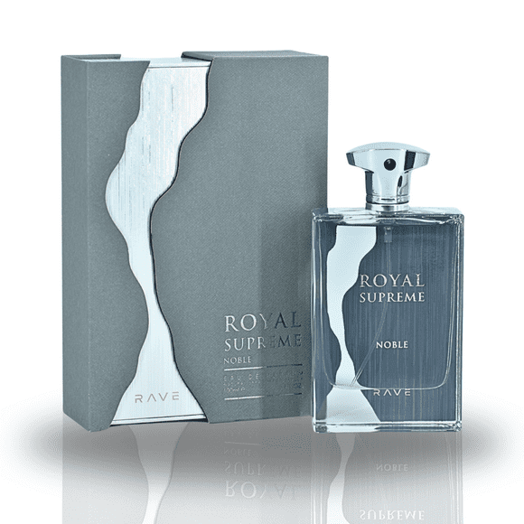 Royal Supreme Noble EDP Spray 100ML (3.4 OZ) de RAVE, Eau de Cologne Longue Durée, Parfum pour Homme &amp; Femmes