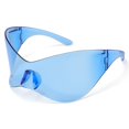 thumbnail image 1 of Gafas de sol Sport Y2K Goggle para exteriores Playa Senderismo Azul cielo Azul, 1 of 2