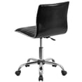 thumbnail image 4 of Pemberly Row Contemporary Ribbed Faux Leather Office Chair in Black, 4 of 6