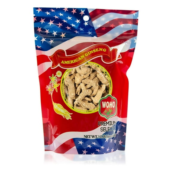 WOHO Cultivated American Ginseng 1154 Short Small 4 oz Bag