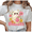 White-2, variant on SUMMERWEEN Ghost flower Graphic Tee Short Sleeve Crewneck Top