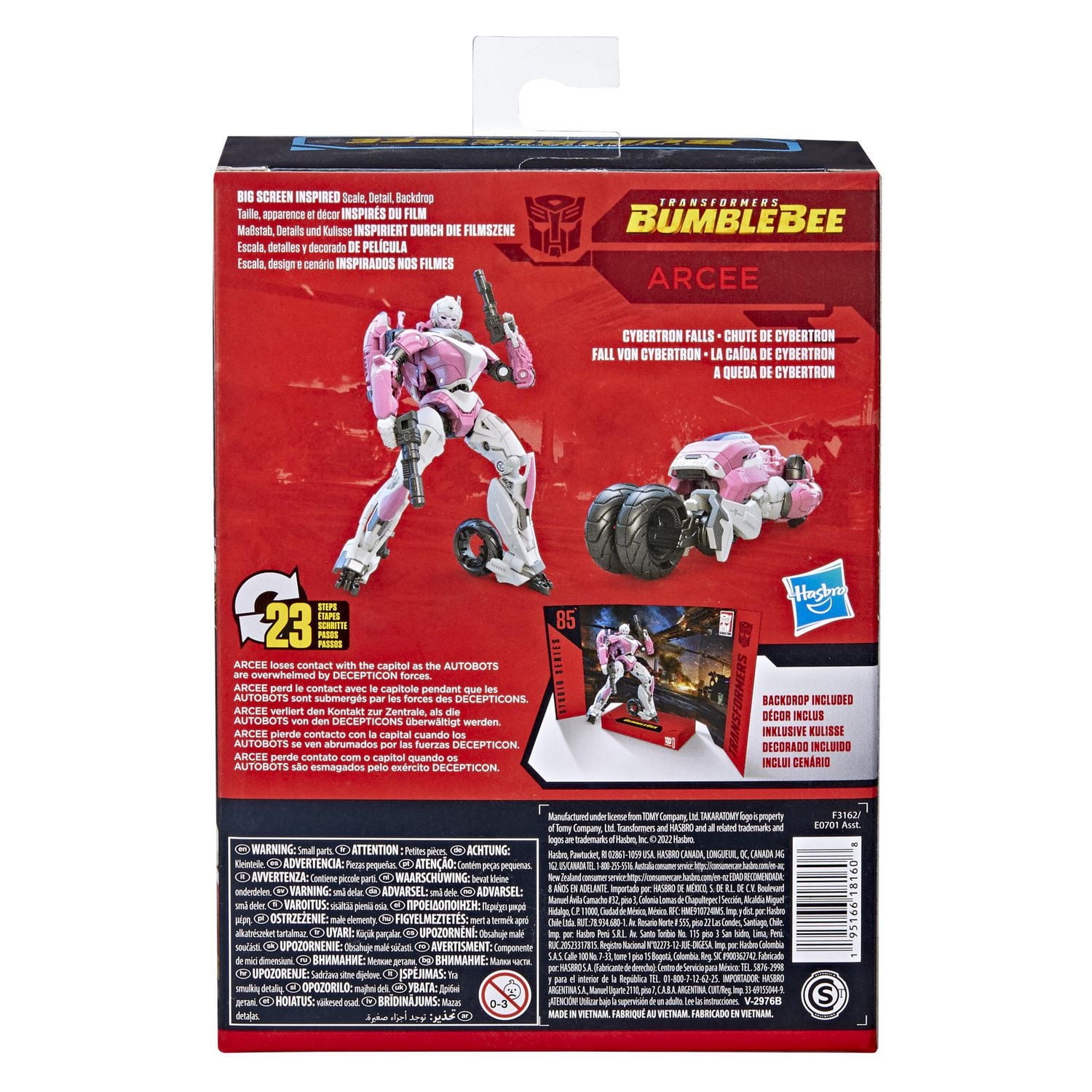 Transformers Toys Studio Series 85 Deluxe Class Transformers: Bumblebee Arcee Action Figure - Ages 8 and Up, 4.5-inch