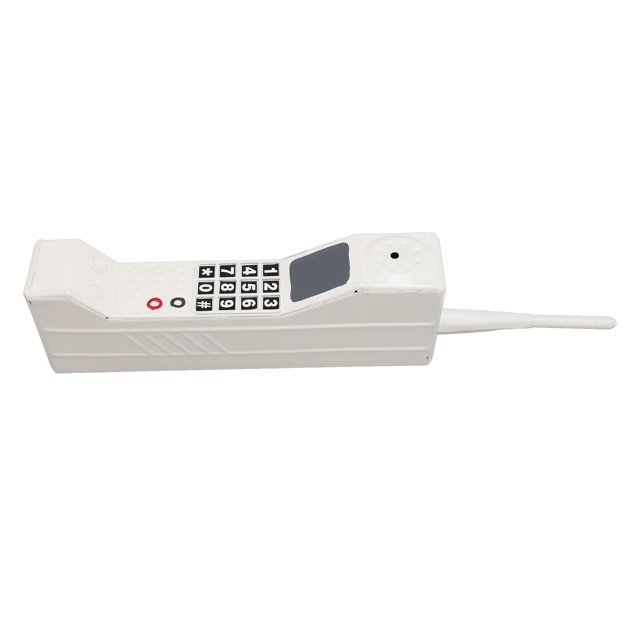 Vintage Cell Phone Prop, Old Fashioned Brick Mobile Phone Model With Numeric Keypads, Retro Brick Cell Phone Ornament Vintage Cellular Phone For Family Decoration Photographic Prop